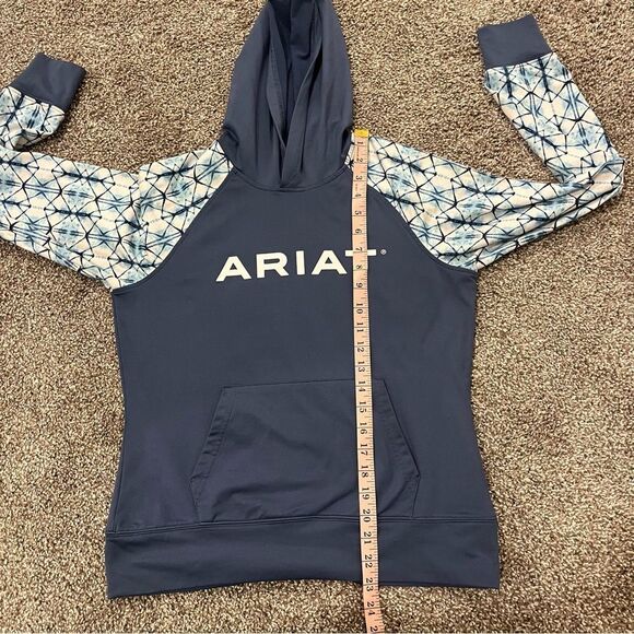 Ariat Women's Carlsbad Hoodie ARIAT TEK Size Small cold series indigo fade - Picture 12 of 12